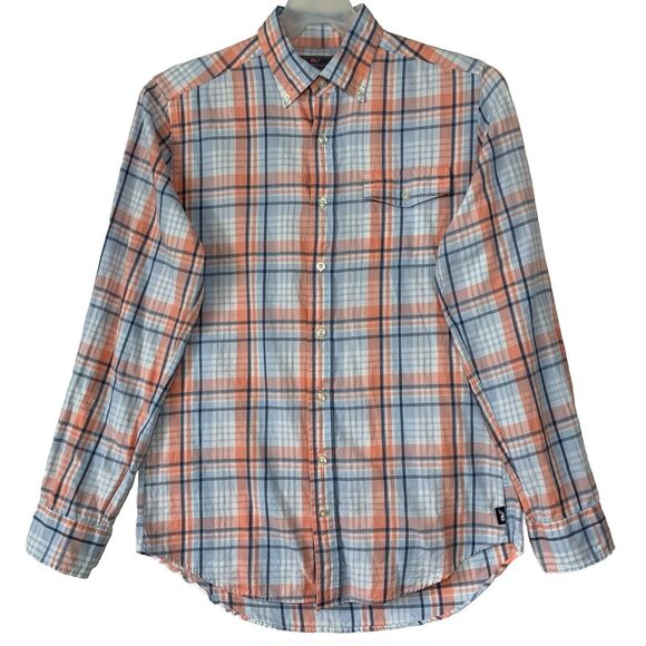 Vineyard Vines Shirt Men Small Slim Button Down Casual Plaid Pastels Office Work - Picture 1 of 12